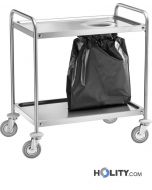 Servierwagen -mit-Entladeöffnung-h09-214
