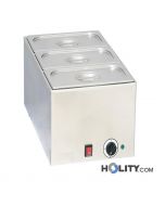 Bain-Marie-Speisenwärmer-mit-drei-GN-1/3-Behältern-h11023