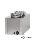 Bain-Marie-Soßenwärmer mit-2-Behältern-h11027