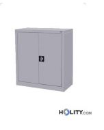 Niedriger-Metallschrank -mit -zwei -Türen -h11113