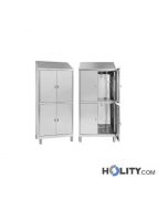 Umkleideschrank aus Edelstahl mit Platz f. 4 Personen h11164