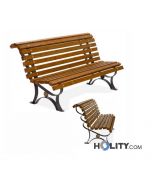 Sitzbank aus Metall h14012