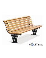 Sitzbank-aus-Metall-mit-Holzplanken-h14014