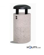 Abfallbehälter aus Beton h140146