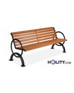 Sitzbank-aus-Holz-mit-Armlehnen-h14018