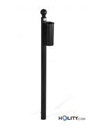 Aschenbecher aus Metall als Stadtmobiliar h14046