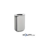 Abfallbehälter für den öffentlichen Raum modernes Design h140_312 Milieubild