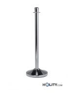 Kordel-Absperrsäule-aus-verchromtem-Edelstahl-h14869