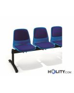 Gepolsterte Sitzbank - 4 Plätze h15920