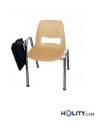 Konferenzstuhl mit Schreibplatte h15965