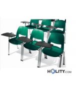 Konferenzstuhl mit Schreibplatte h15974