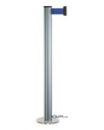 Aluminiumpfosten-mit-Band-und-Magnetsockel-h16207