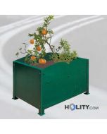 Blumentopf aus verzinktem Stahl h168113