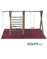 Einzel-schaukel-gestell-mit-Kletterseil-h17204