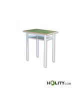 Schultisch-mit-Ablage-aus-Blech-h17238
