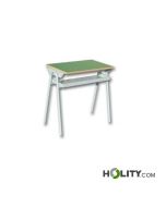 Einsitzer-Schultisch Höhe-71 cm-h172_75
