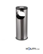 Abfalleimer-Aschenbecher Edelstahl 19 Liter h2005