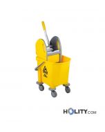 Profi Reinigungswagen mit Einzelwanne 25 Liter h2077
