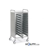 Tablettwagen mit 3 Wänden, 20 GN Tabletts 1/1 h2200154