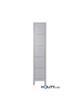 Schliessfachschrank aus Blech h22817 - 5 Plätze