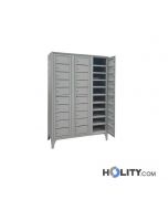 Fächer- Ausgabeschrank mit Füßen h283_38