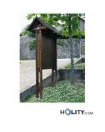 Werbetafel aus Holz für den Aussenbereich h28501