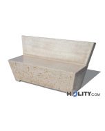 Sitzbank als Stadtmobiliar aus Beton h287_101