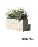 Rechteckiger Blumenkübel aus Beton h287_107