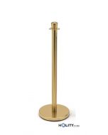 Goldfarbene-Edelstahl-Absperrsäule-h31138
