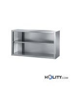 Offener-Edelstahl-Hängeschrank-h31419