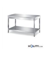 Tisch-mit-Ablage-aus-Edelstahl-h314-83