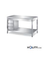 Edelstahltisch-mit-Schubladen-h314-84
