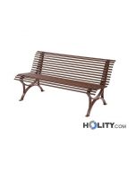 Sitzbank als Stadtmobiliar, 150 cm lang h35056