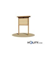 Werbe-/Infotafel aus Holz für Waldwege, Bergpfade h350_176