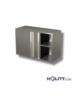 Edelstahl-Wandschrank-Schiebetüren-Länge-200-cm-h357-111