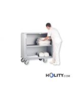 Wäschewagen-für-Hotel-mit-Fachboden-h41005
