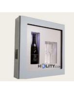 Design Wandkühlschrank für Champagner h4150