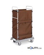 Zimmerservicewagen-mit-Sack-von-600L-h42205
