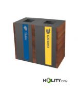 Doppel-Abfallbehälter-aus-Metall-und-Tropenholz-h424_110