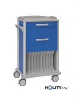 Wagen für Patientenakten h44816