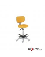Hocker für Behandlungszimmer mit Fussstütze h448_85