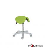 Ergonomischer Hocker für Arztpraxis mit Rädern h448_93