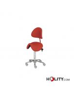 Hocker für Arztpraxis mit Sattelsitz h448_95