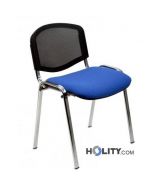  Besprechungsstuhl-mit-verchromtem-Gestell-und-Design-Rückenlehne-h44923