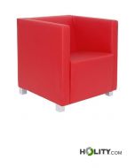 Kunstleder-1-Sitzer-Sofa-mit-Füßen-h449_107