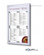 Menütafel mit LED für Restaurant h468_04