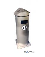 Abfallbehälter-aus-Stahl-mit-Aschenbecher-h476_05