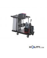 Reinigungswagen mit Sackhalterung h489_19