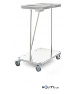 Edelstahl-Sackhalterwagen-2-Plätze-antistatische-Räder-h492_33
