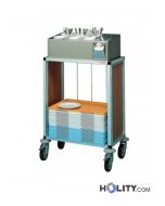 Besteck- und Tablett-Ausgabewagen h519_15